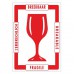 Etiket breekbaar 'glas' in 4 talen Td27513234